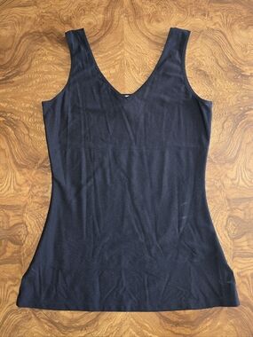 Jockey Black V-Neck Shaping Tank
